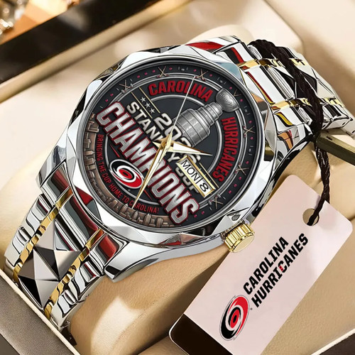 Hurricanes 2026 Stanley Cup Champions Alloy Luxury Quartz Watch