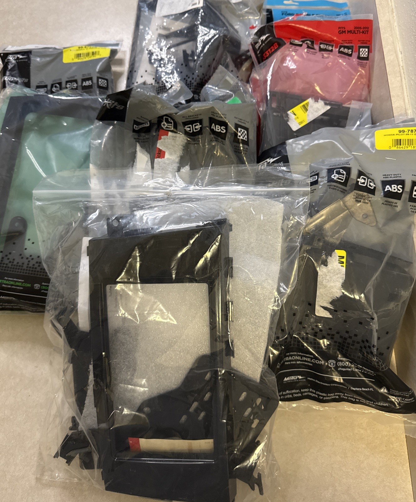 Speaker Stereo Dash Kit Lot 8 Pieces Car Audio Install