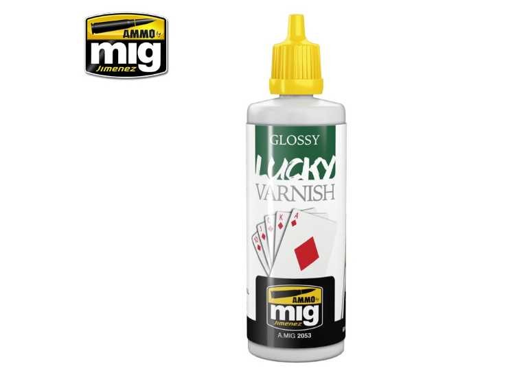 Ammo Mig A.Mig2053 60ml - Glossy Lucky Acrylic Varnish