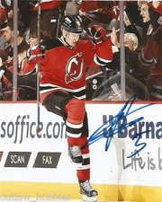 New Jersey Devils Adam Larsson Signed Autographed 8x10 NHL Photo COA B