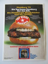 Werbekarte Top Szene Hamburg 75 Udo Lindenberg Gottfried Böttger Lonzo Karte