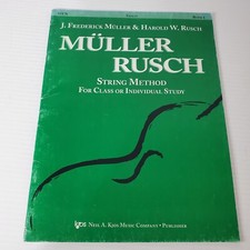 Muller Rusch String Method Book 1 Violin Songbook Sheet Music Class Or Solo Book