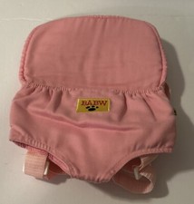 Build-a-Bear Workshop BAB Plush Doll Carrier Light Pink Adjustable Backpack