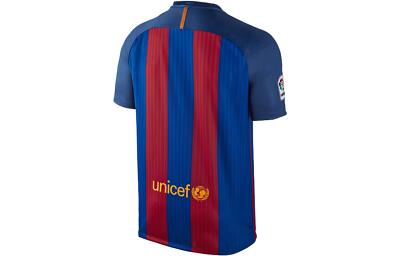 Nike FC Barcelona Home Stadium Jersey 2016/2017 Striped Breathable