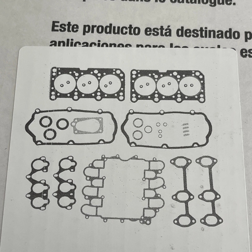 Engine Cylinder Head Gasket Set Mahle HS54042 For Audi V6 1992-95 90 Quattro 100 - Image 2 of 4