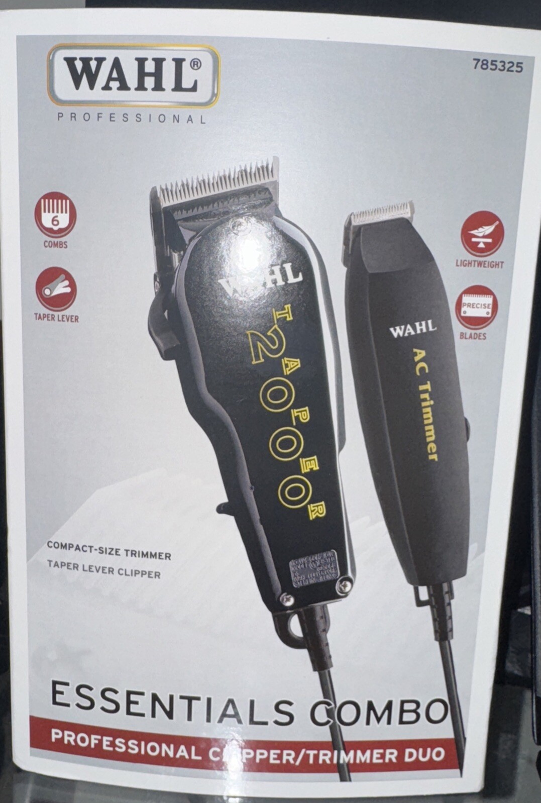 Wahl # 8329 ESSENTIALS CLIPPER/TRIMMER COMBO last one