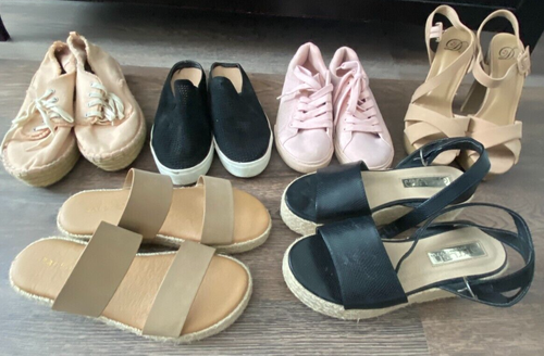 Nautica, Forever 21, Diva & More Ladies Shoes & Sneakers PreOwned S-7 - Picture 2 of 9