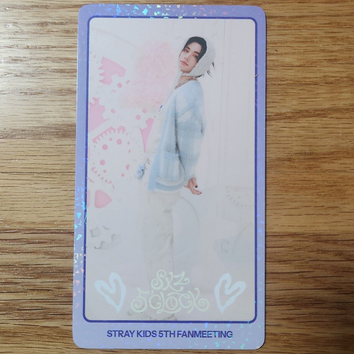 Hyunjin 5th Fan Meeting Special Trading Card Photocard Stray Hyunjin 5th Fan Meeting Special Trading Card Photocard Stray