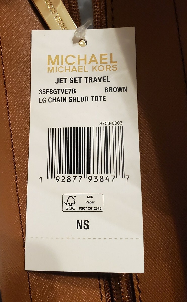 は NWT Michael Kors Jet Set large chain logo shoulder tote Bag | eBay