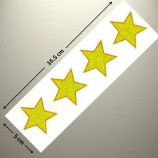 Mrs Grossman's Sticker - SPARKLE - STAR, GOLD - UP TO 20% OFF - See my Listing!!