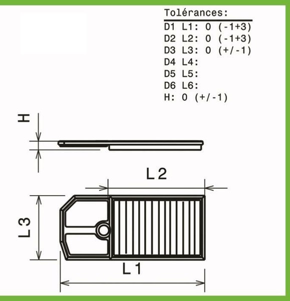 Luftfilter Green FüR Vw Polo 6N2 Ab 1999 Bis 2001 1.4Li 16V-75PS-image