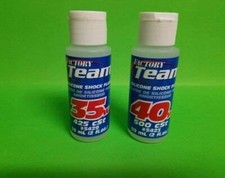 2 Pack TEAM ASSOCIATED 35 40 WEIGHT SILICONE SHOCK OIL FLUID losi FOR traxxas
