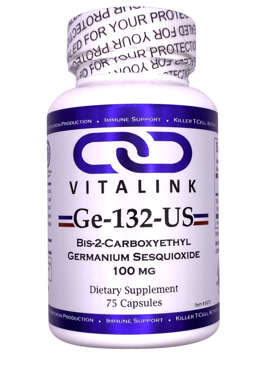 Organo-Germanium (Ge-132) 100 mg X 75 capsules- Potent