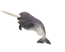 Folkmanis Narwhal Hand Puppet, 28" including Horn