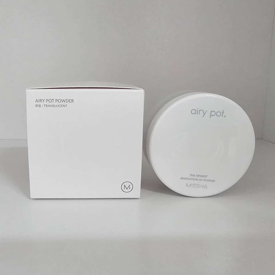 Polvo facial MISSHA Airy Pot 9 g polvo ultra fino suave de larga duración Foto 3 de 4
