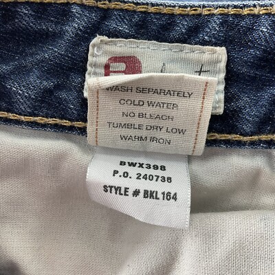 Bke Element Jeans Womens Sz 28x 24 Crop Boot Cut Med Wash Low Rise