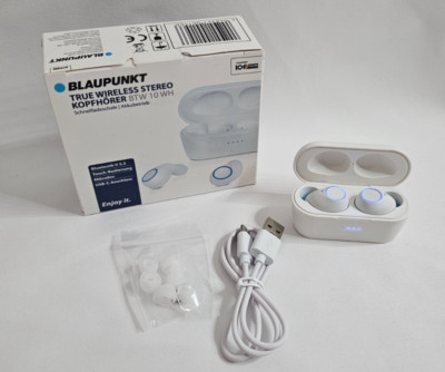 Blaupunkt BTW 10 (White)   True Wireless In-Ear-Kopfhörer