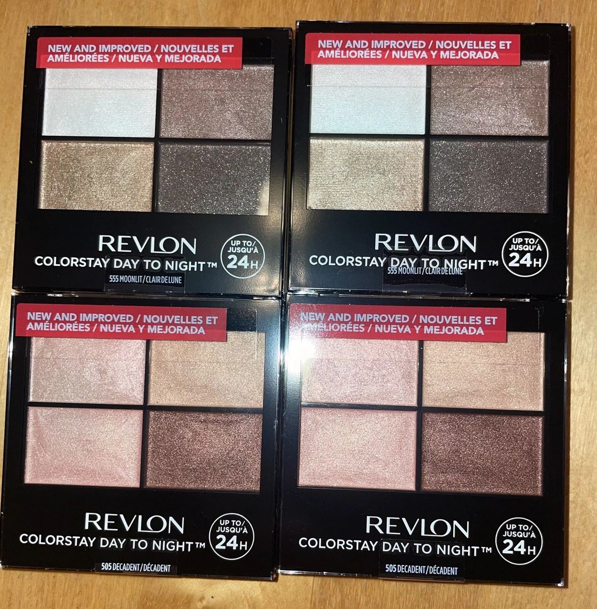 2) REVLON COLORSTAY DAY TO NIGHT EYESHADOW QUAD MOONLIT DECADENT EXQUISITE  | eBay