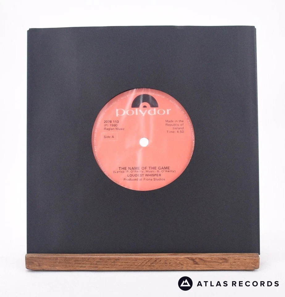 Loudest Whisper - The Name Of The Game - 7" Vinyl Record - VG+ - Image 2 of 4