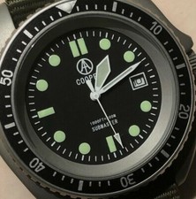 COOPER SUBMASTER SM8016ST STEEL FINISH ROYAL NAVY MILITARY DIVERS WATCH