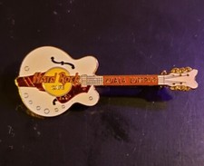 Hard Rock Cafe Pin Kuala Lumpur - White & Red Falcon Guitar - 0 lines - (#41796)
