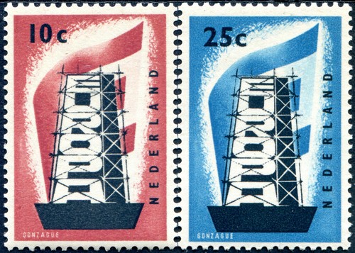 Timbre collection Pays-Bas N° Yvert et Tellier 708/709 Neuf sans