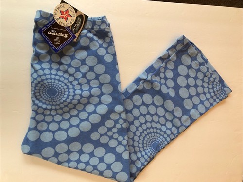 NWT Girls Athletic Works 2-Pc Retro Dot Cami & Capri W/CoolMax (L) (12-14) Blue - Picture 3 of 7