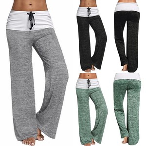 wide leg yoga trousers