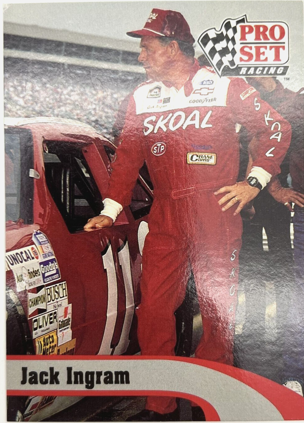 Jack Ingram 1992 Pro Set Winston Cup #191