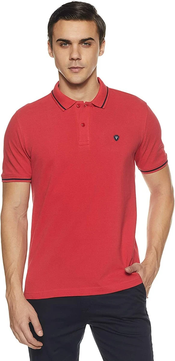 BRAND NEW VAN HEUSEN MEN'S SOLID REGULAR FIT POLO T-SHIRT (XL SIZE)