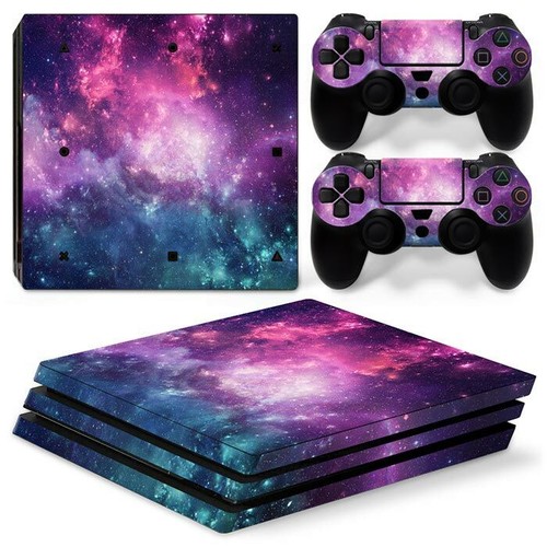 PS4 Pro Aufkleber Aufkleber Skin Kit für Playstation 4 PRO Konsole & Fernbedienung Abdeckung - Bild 7 von 17