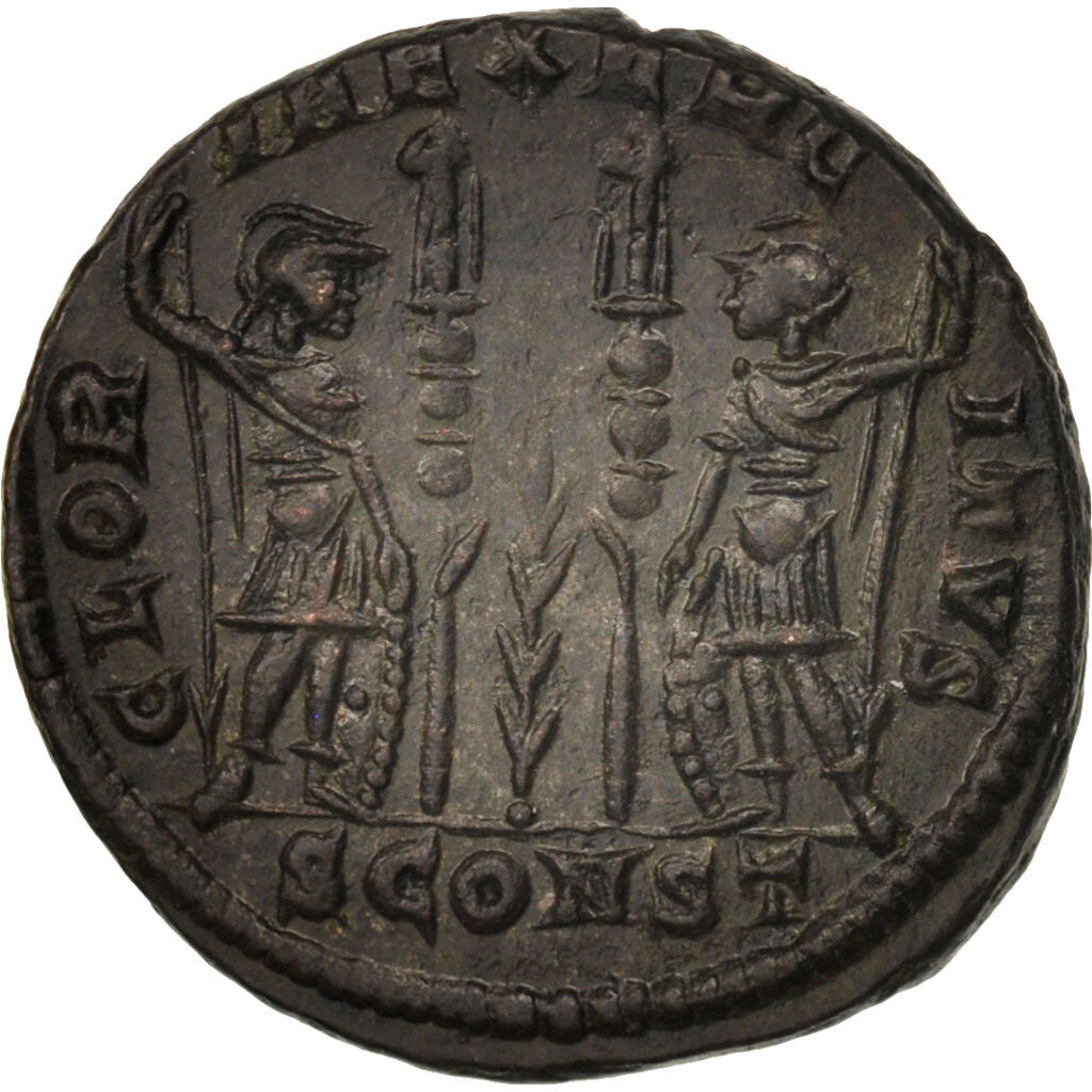 [#504864] Moneda, Constantius II, Follis, Arles, EBC, Bronce, RIC:360 ...