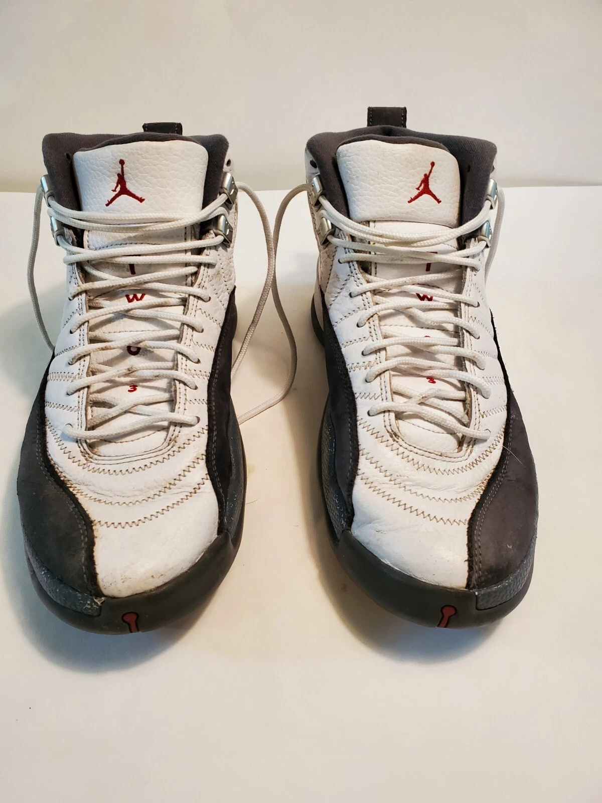 Nike Air Jordan Retro bianco grigio scuro taglia 10 5 2019