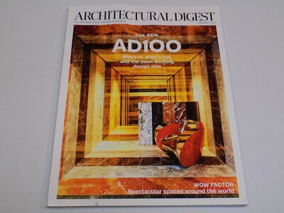 Architectural Digest Magazine January 1 2017 Issue AD100 Who's In What's Hot NOW