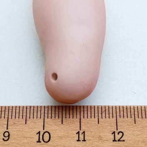 Antique doll lower arms, bisque porcelain arms, 3.25", for leather body, Germany - Picture 4 of 6