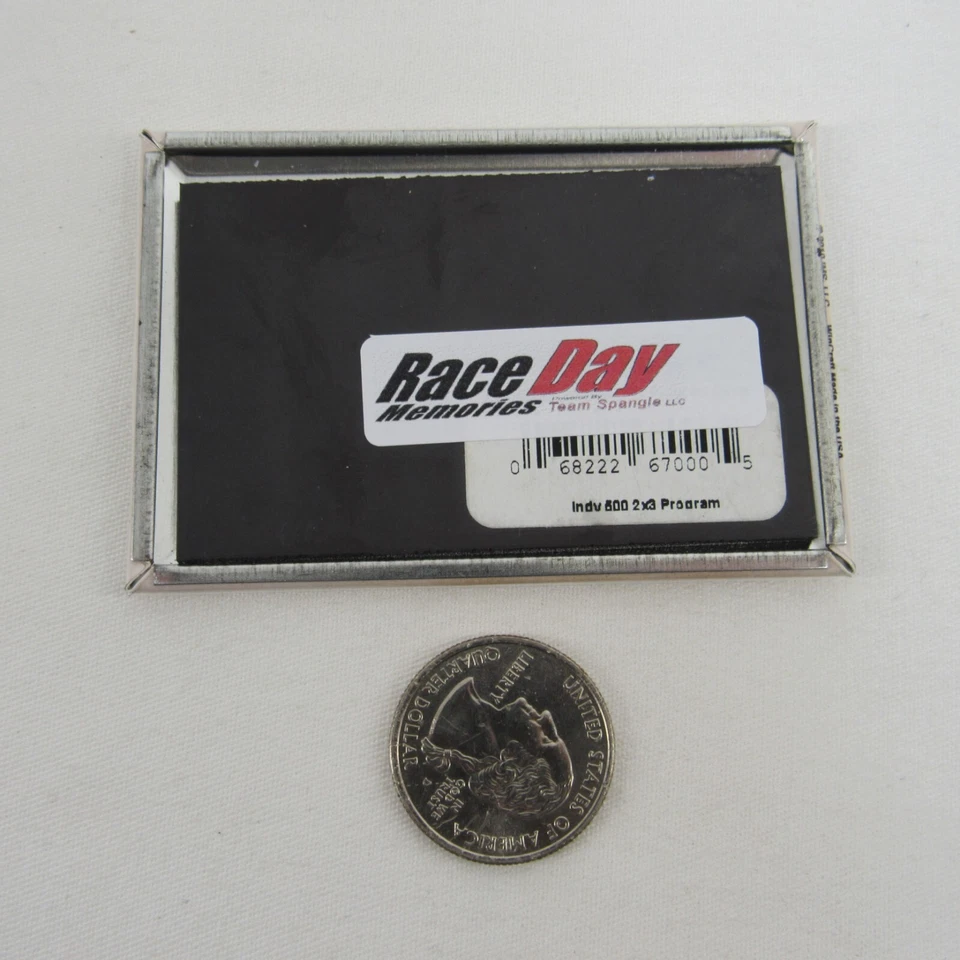 1911 年印第安纳波利斯 500 程序封面收藏磁铁 Ray Harroun Marmon 黄蜂 — 第 4/4 张图片