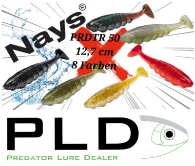 Nays PRDTR (Predator) 50, für Zander Barsch Hecht Rapfen Raubfisch Angeln