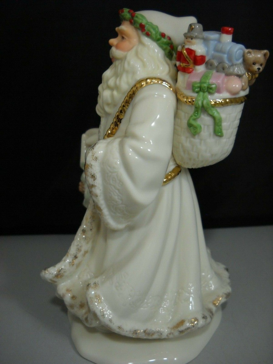 Lenox Classic International Kris Kringle Santa 24KT Gold COA