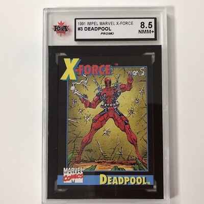 Impel Deadpool Rookie Card KSA 8.5 #3 Marvel Comics 1991 | eBay