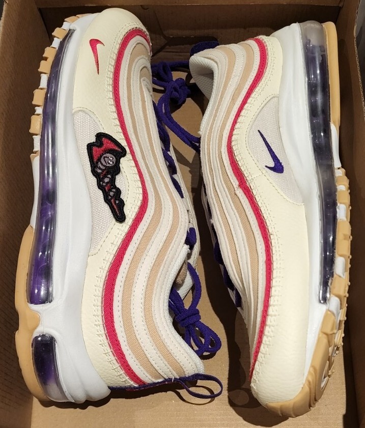 Nike Air Max 97 SE Men\'s Size 6.5 \'Air Sprung Sail Electro Purple\' DH4759-200 Nike Air Max 97 SE  main image 2