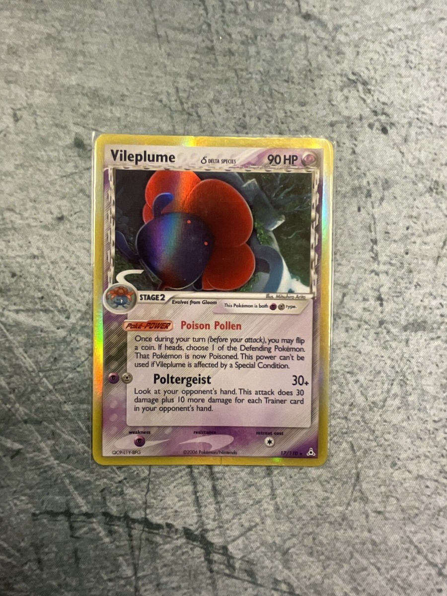 Pokémon TCG - Vileplume (Delta Species) 17/110 - Holo Rare - EX