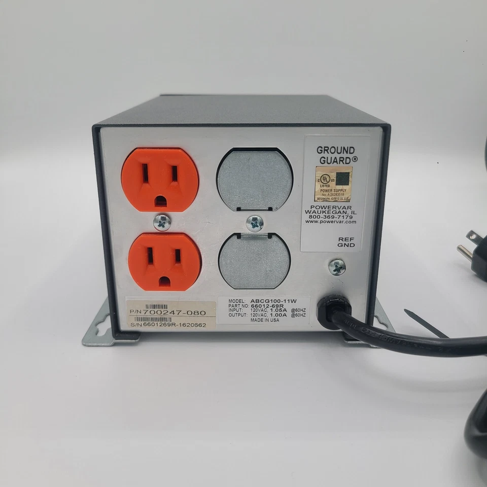 Ametek Powervar - Ground Guard Model: ABCG100-11W 120VAC - Image 2 of 4