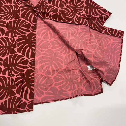 Abound Hawaiian Shirt Mens XL Brown Stretch Pocket Camp Collar Classic Button-Up - Bild 3 von 7