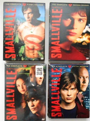 Smallville, The Complete First, Second, Third & Fifth Season, DVD