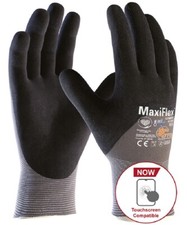 6 Pairs ATG MaxiFlex Ultimate Gloves 3/4 Coat Nitrile Foam Washable Touchscreen