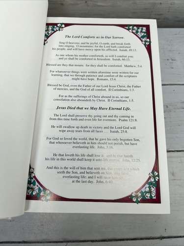 Holy Bible KJV King James Dove Of Peace Version White Leather Red Letter 1991 - Picture 5 of 16