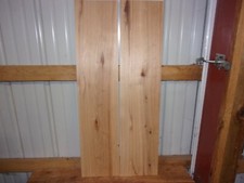 2 PC RUSTIC HICKORY LUMBER WOOD KILN DRIED BOARDS 38 7/16"X 8 7/8"X 5/8" 1282R