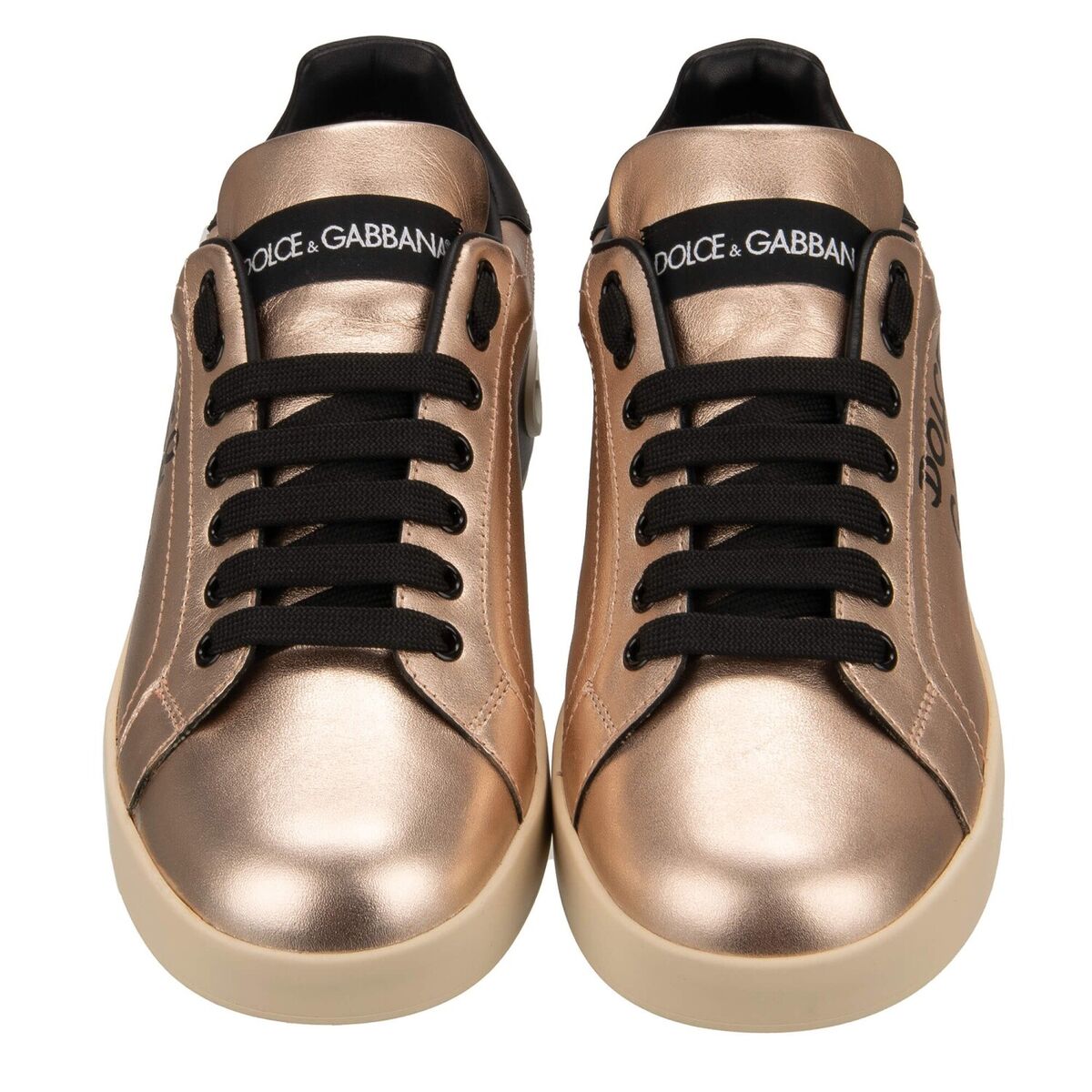 DOLCE&GABBANA ロゴ Portofino ロートップスニーカー DOLCE & GABBANA Women DG Logo Low-Top Sneaker PORTOFINO Pink