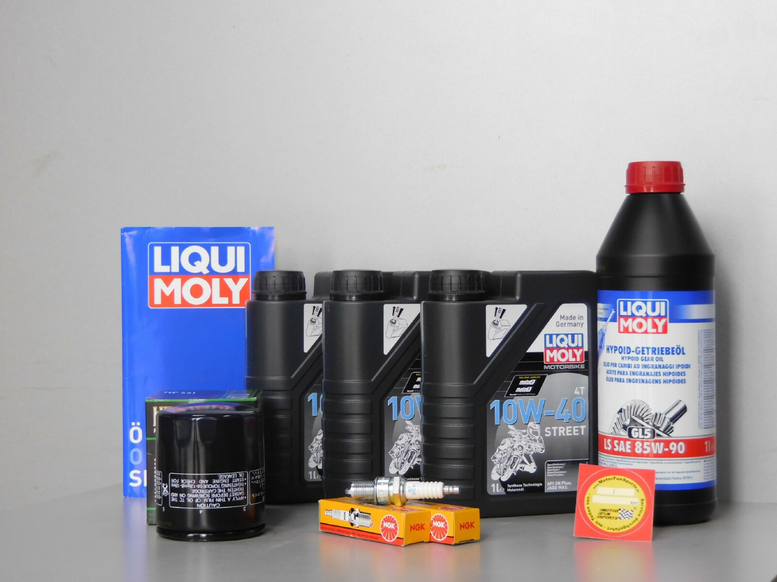 Maintenance Set - Moto Guzzi Sport 1100 - Inspection Oil Spark Plug Filter
