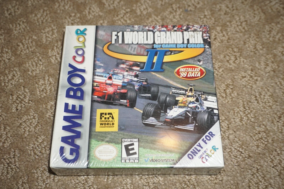 F1 World Grand Prix II 2 Nintendo Gameboy Boy Color GBC NEW Factory Sealed MINT